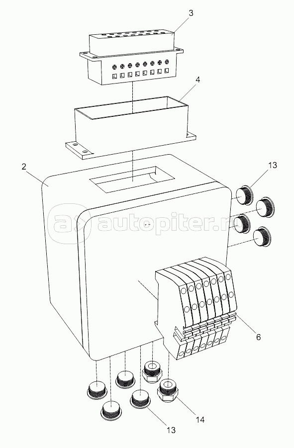 WIRE HARNESS OF FIXED JIB D00663116400410001Y
