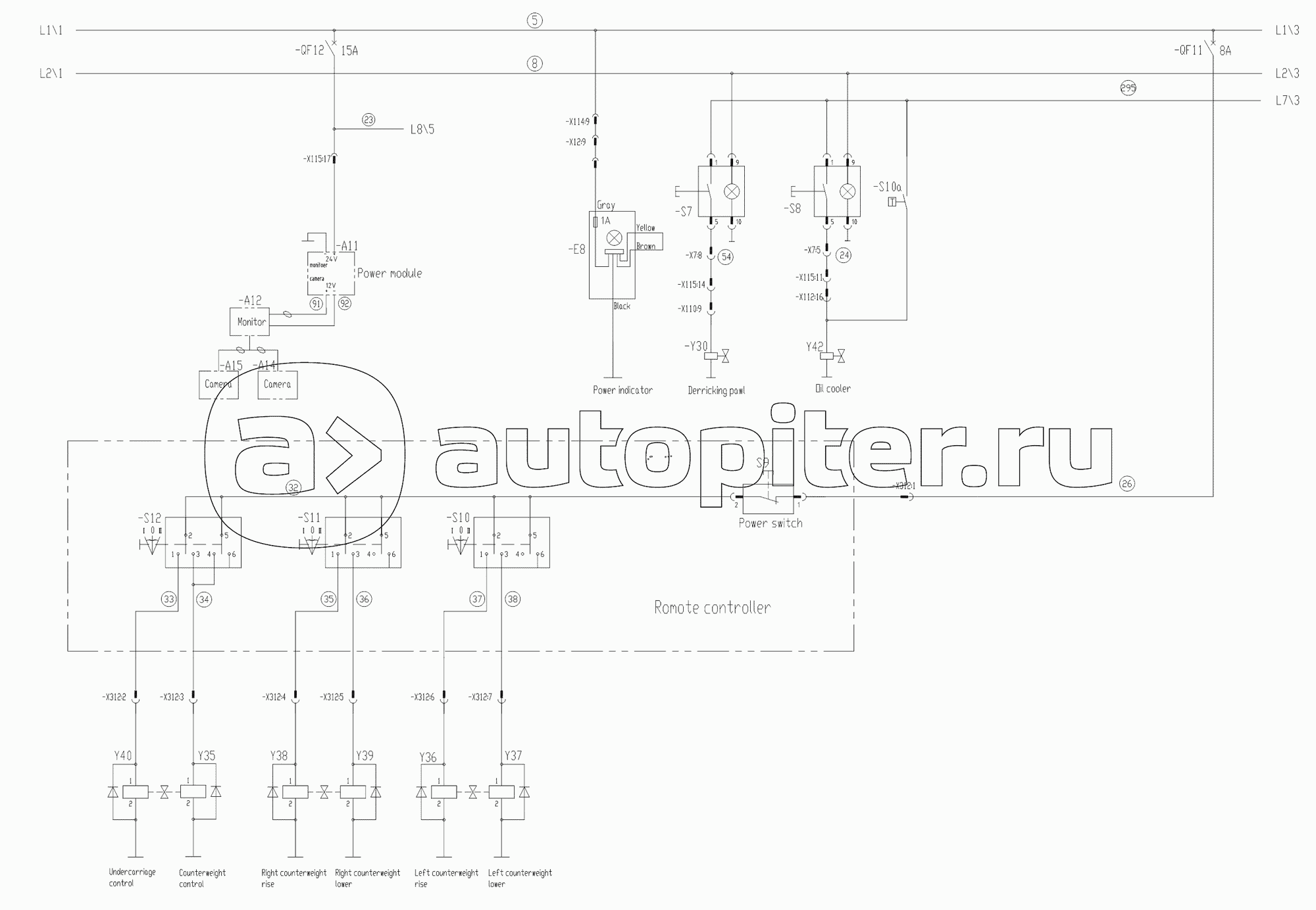 ELECTRICAL SYSTEM DIAGRAM D00663116100001010Y