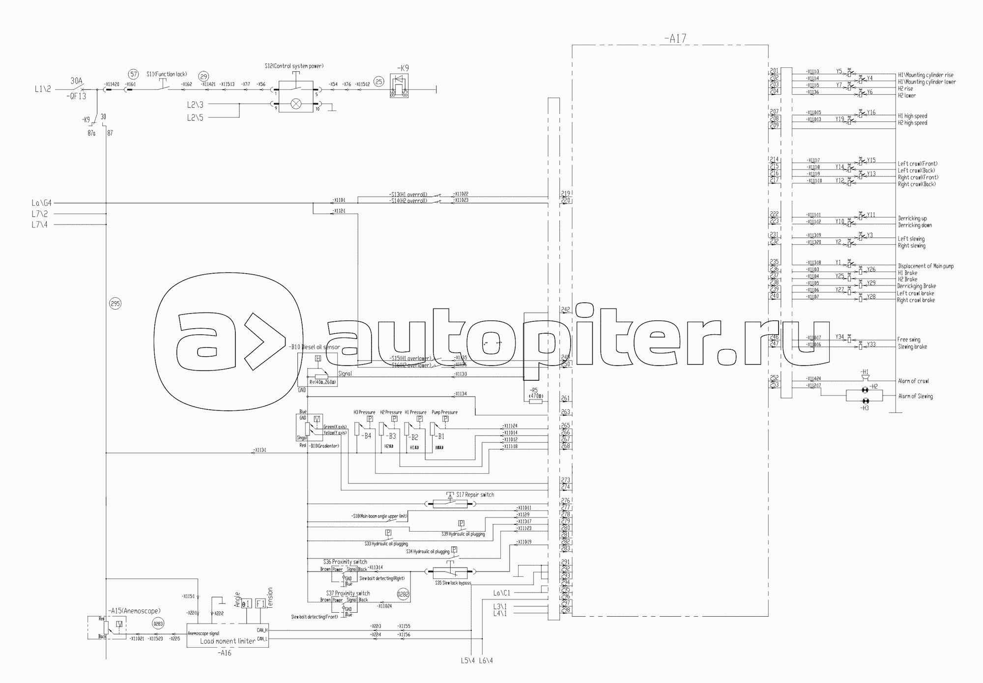 ELECTRICAL SYSTEM DIAGRAM D00663116100001010Y