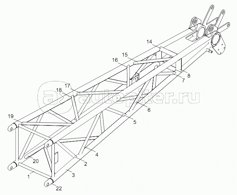 FIXED JIB HEAD WELDED D00663110200210000Y