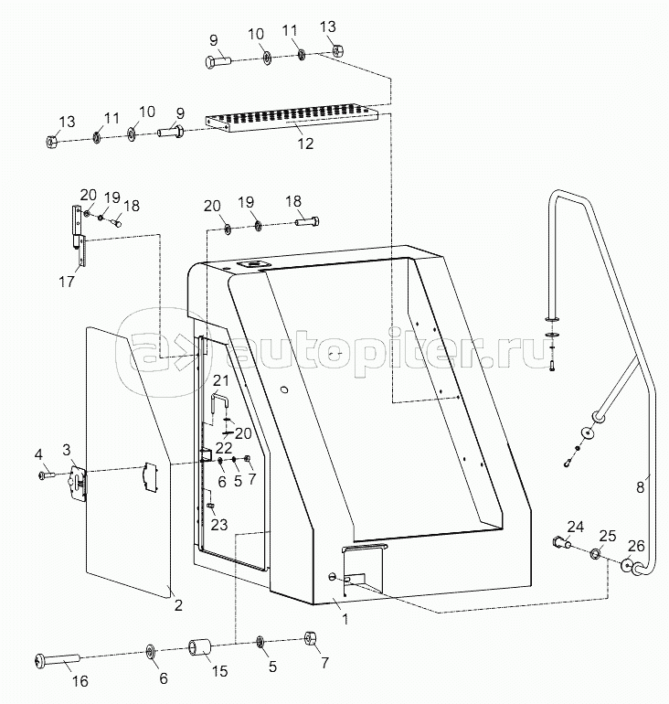 FRONT SECTION OF RIGHT HOOD D00663110510230000Y