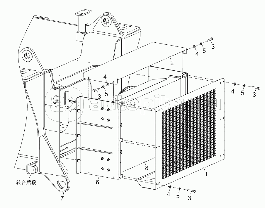 INSTALLATION OF OIL COOLER PROTECTIVE COVER D00663110500600000Y