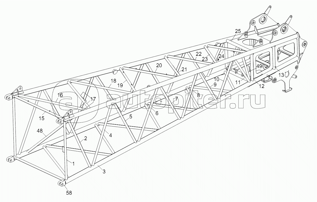 MAIN BOOM HEAD WELDED D00663110100210000Y