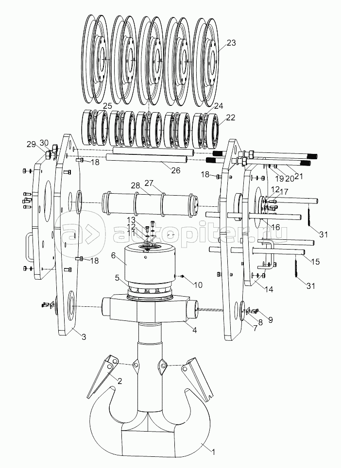 100T LOAD HOOK (110 US TON) D00663114100000000_100017Y