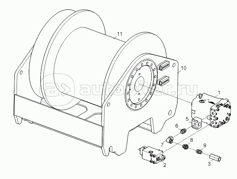 LINDER 105 MOTOR+BUCHER BALANCE VALVE D00663113501010000Y
