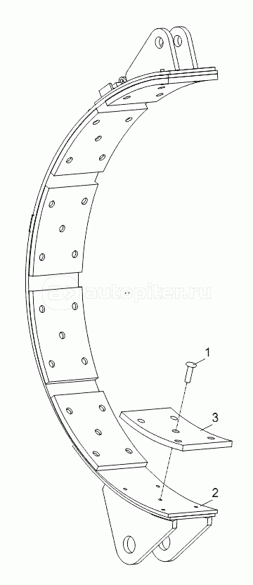 LEFT BRAKE BAND ASSY. D00663113501610000Y