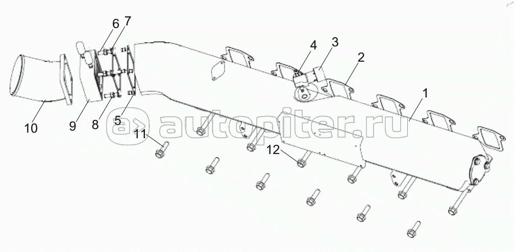ENGINE (AIR-INTAKE SYSTEM AND EXHAUST SYSTEM) D1000000182_102290Y