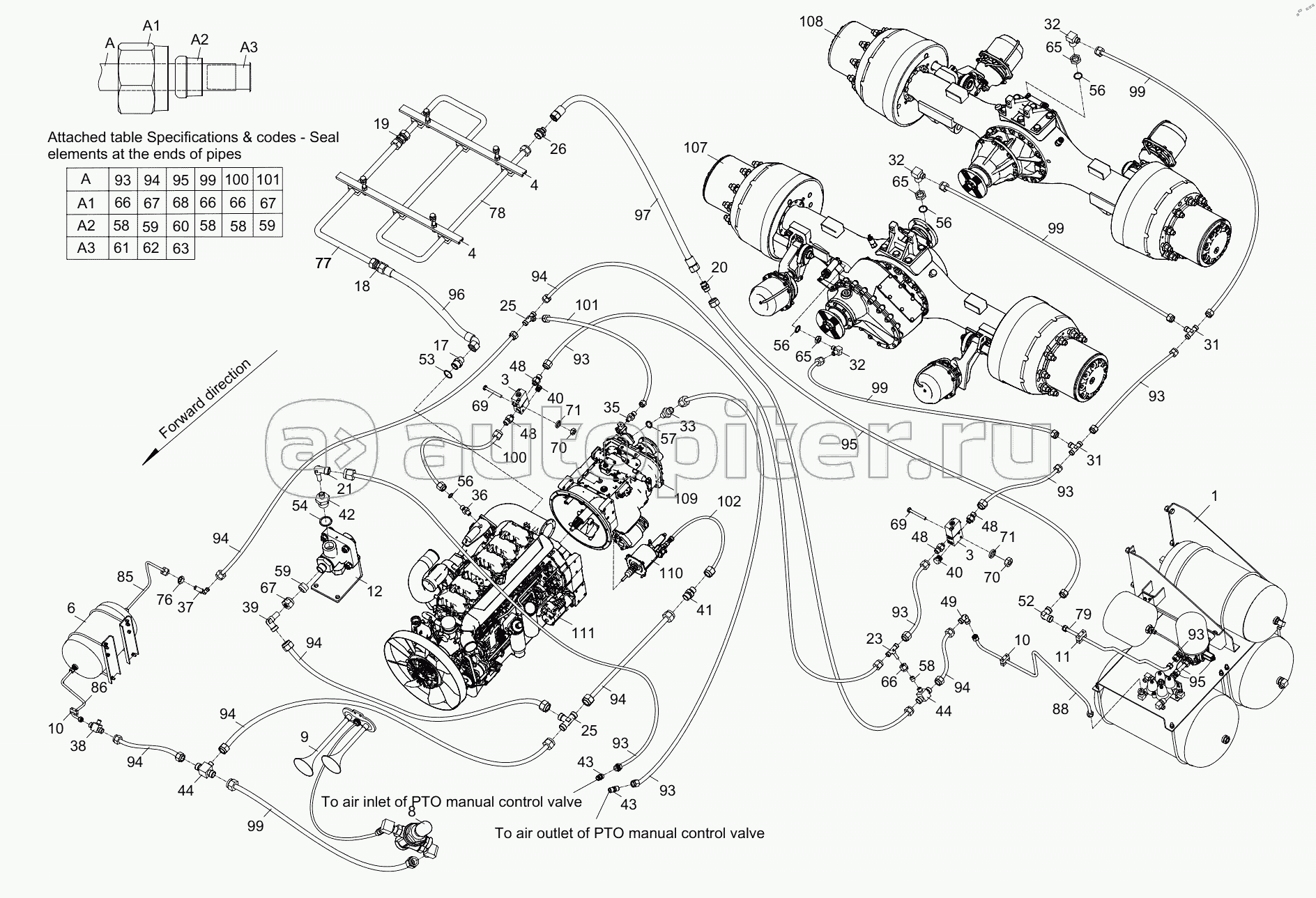 AIR BRAKE SYSTEM (AUXILIARY BRAKE) D00672303500000002Y