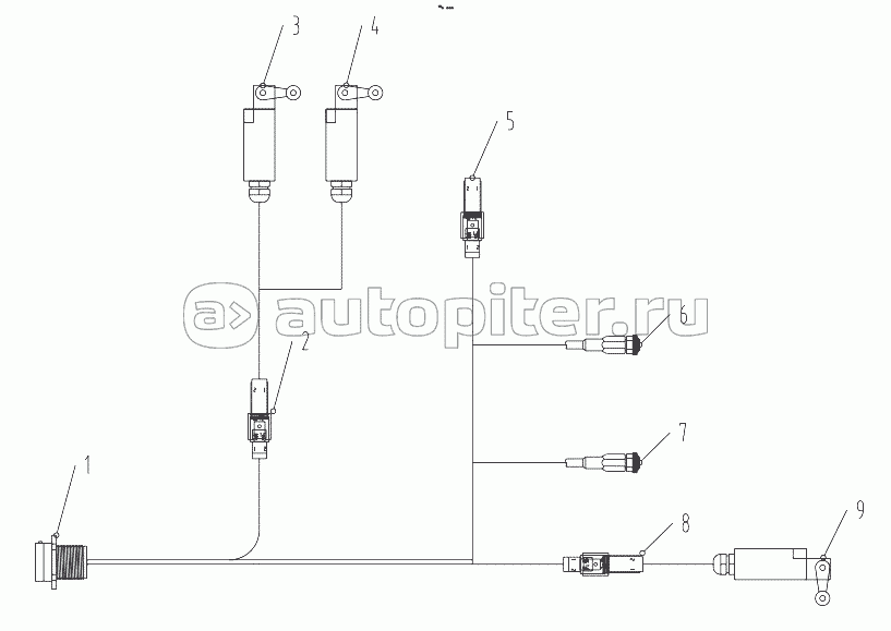 Boom cables 00771106200430000 Terminal components
