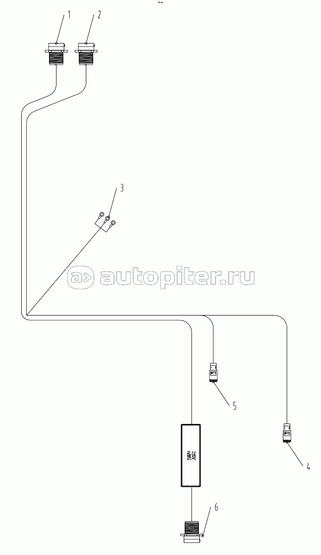 Platform cables 00771106200440000 Terminal components. Cable restructuring 00771106200610000 Terminal components